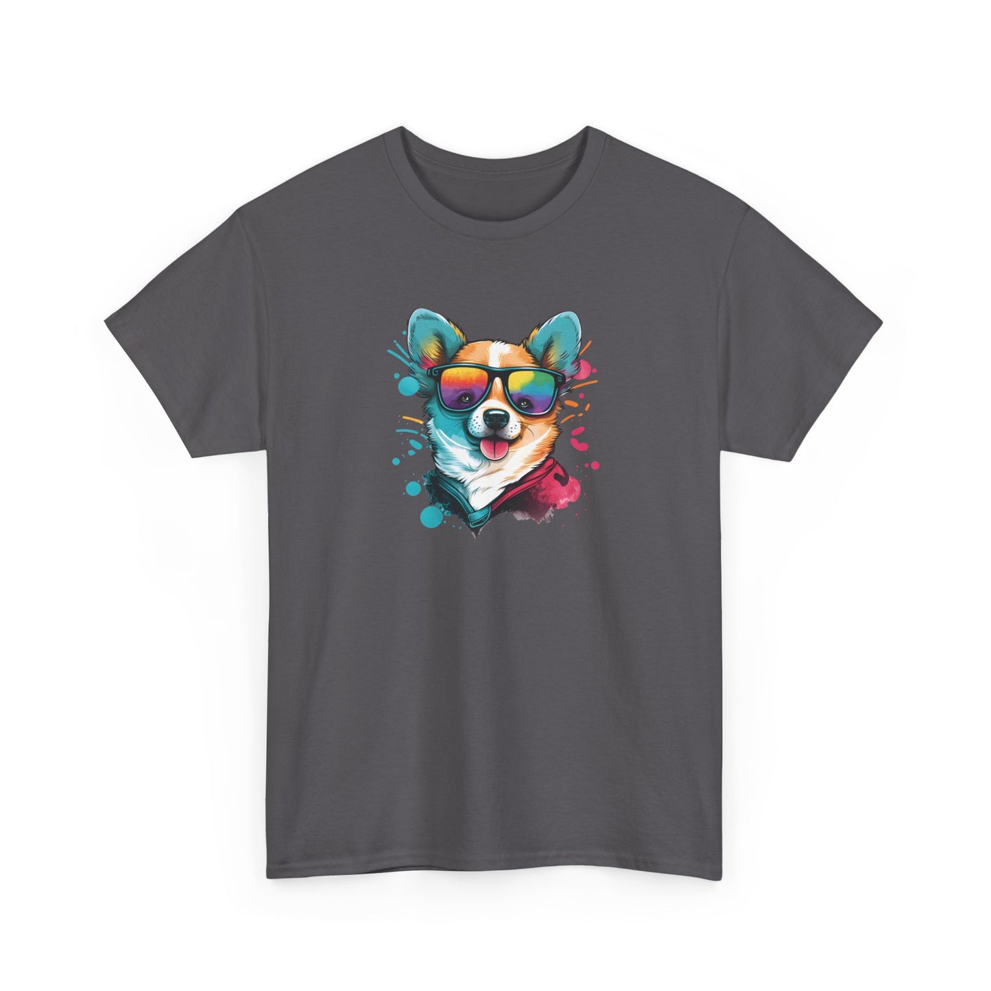 Dog with Sunglasses Short Sleeve Tee 005