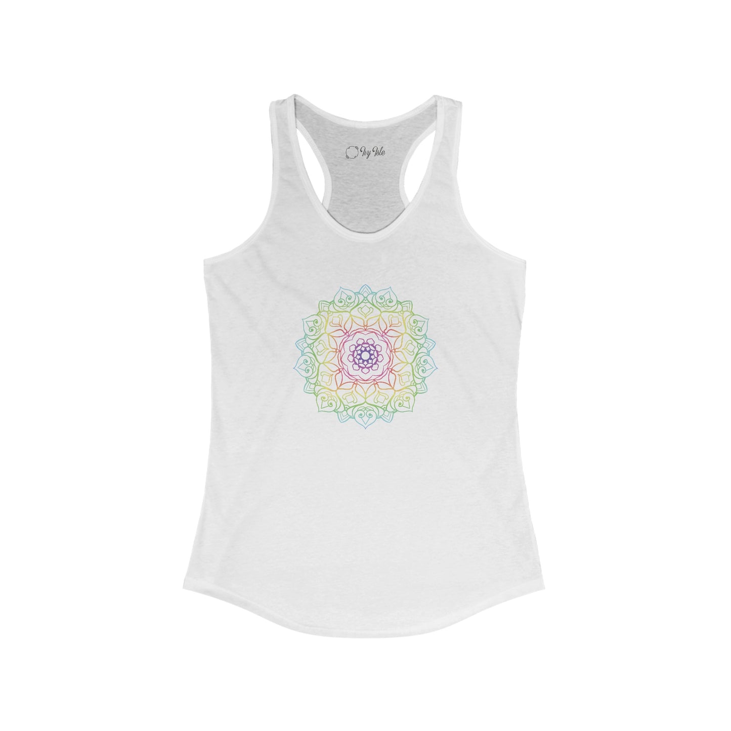 Colorful Mandala Racerback Tank (001)