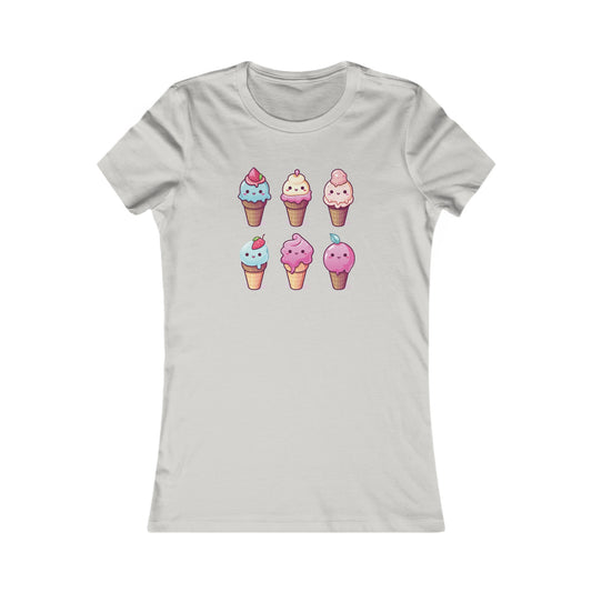 Ice Cream Set Fitted Tee