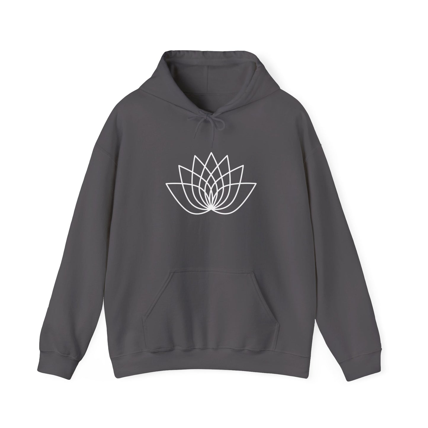 Abstract Lotus Hooded Sweatshirt