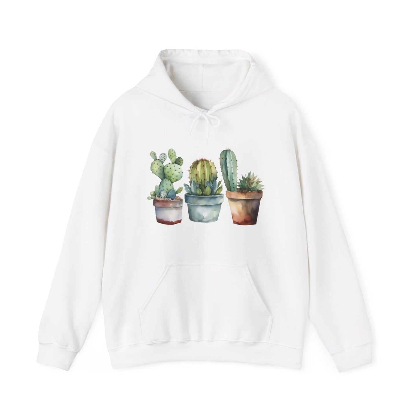 Cactus Set Hooded Sweatshirt