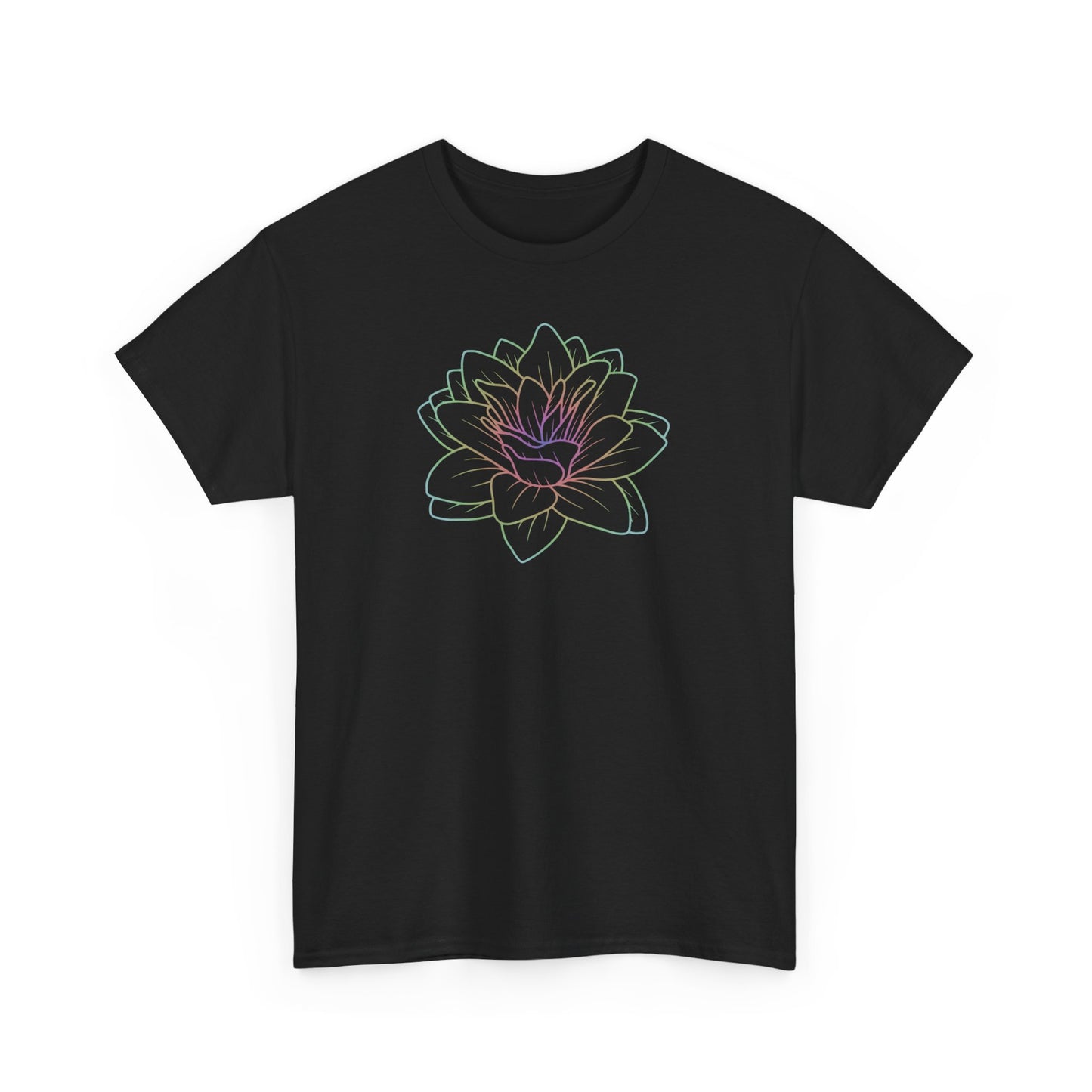 Colorful Lotus Short Sleeve Tee