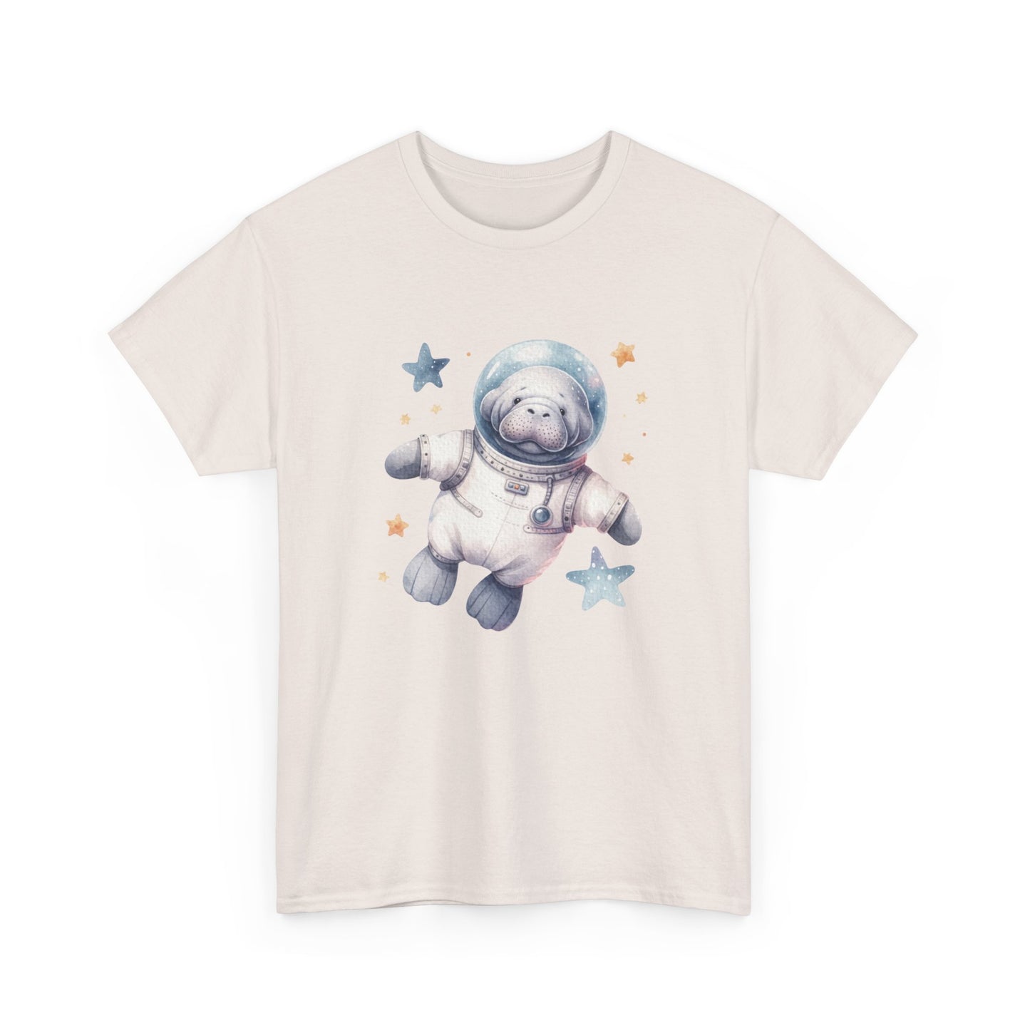Manatee Astronaut Short Sleeve Tee