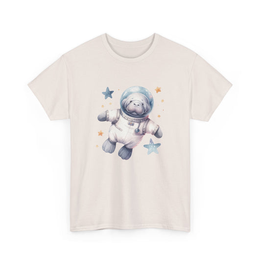 Manatee Astronaut Short Sleeve Tee