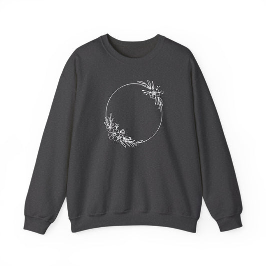 Double Floral Circle Sweatshirt