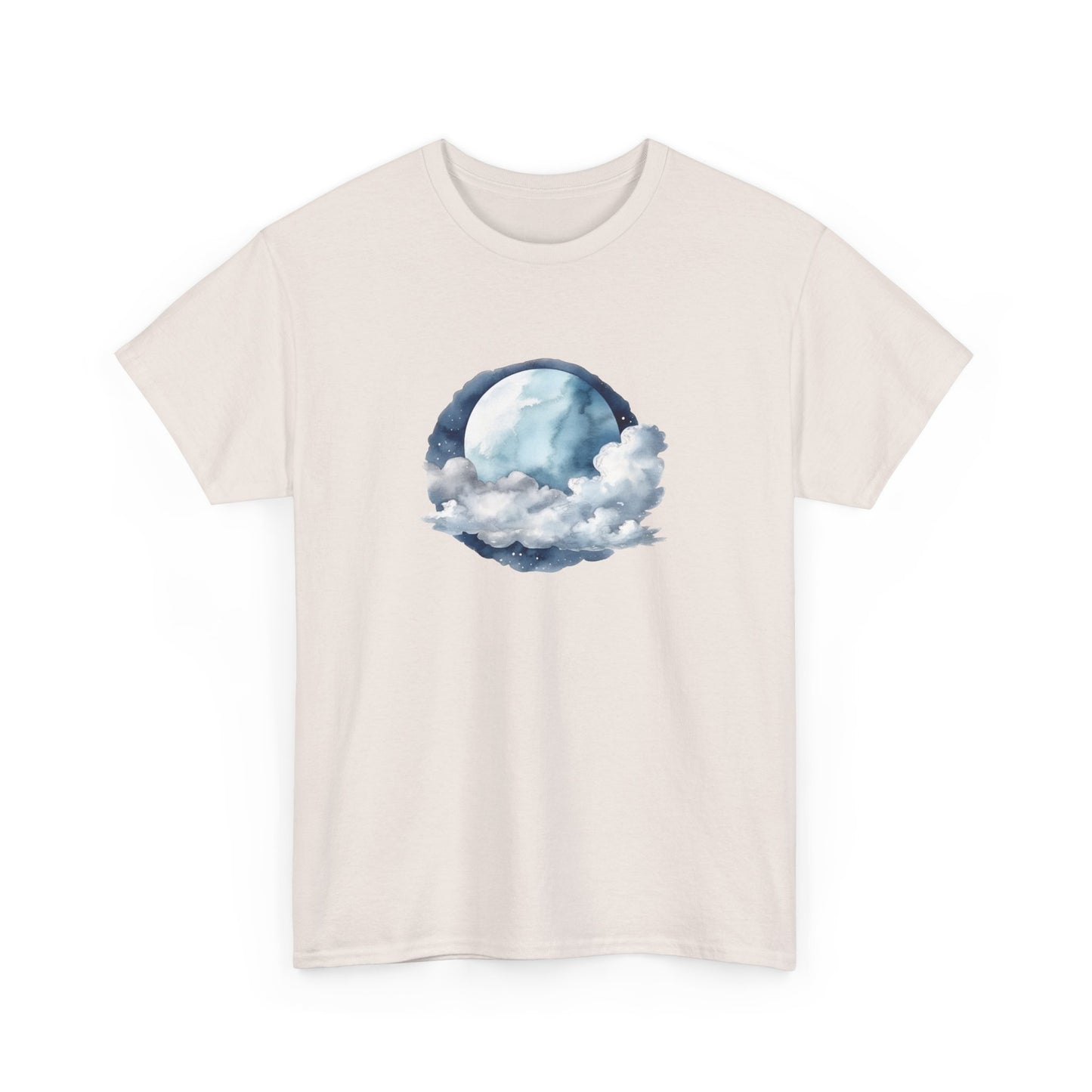 Moon and Clouds Short Sleeve Tee
