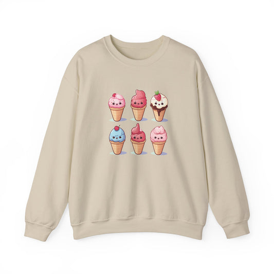 Ice Cream Cone Set Sweatshirt