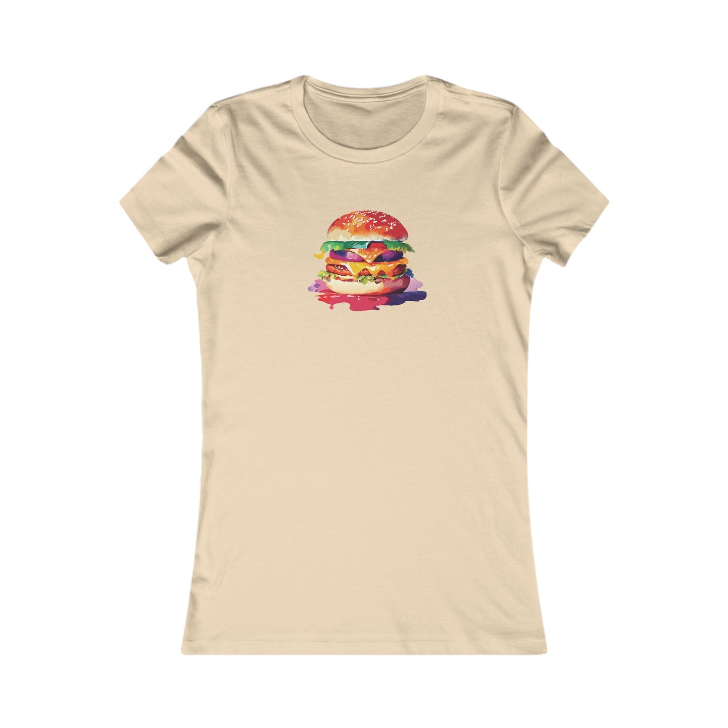 Cheeseburger Fitted Tee