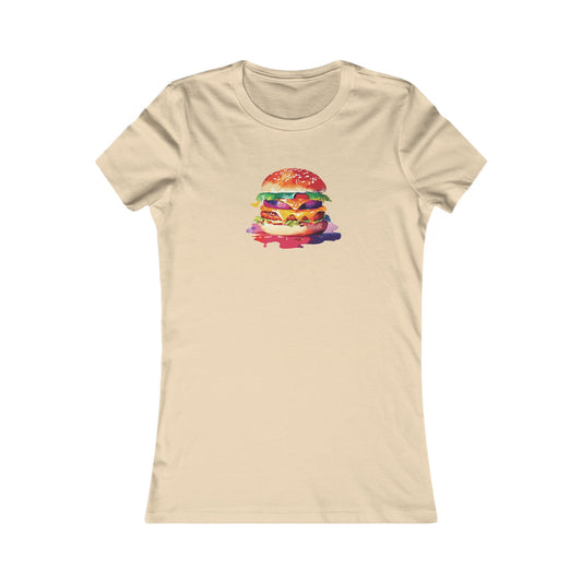 Cheeseburger Fitted Tee
