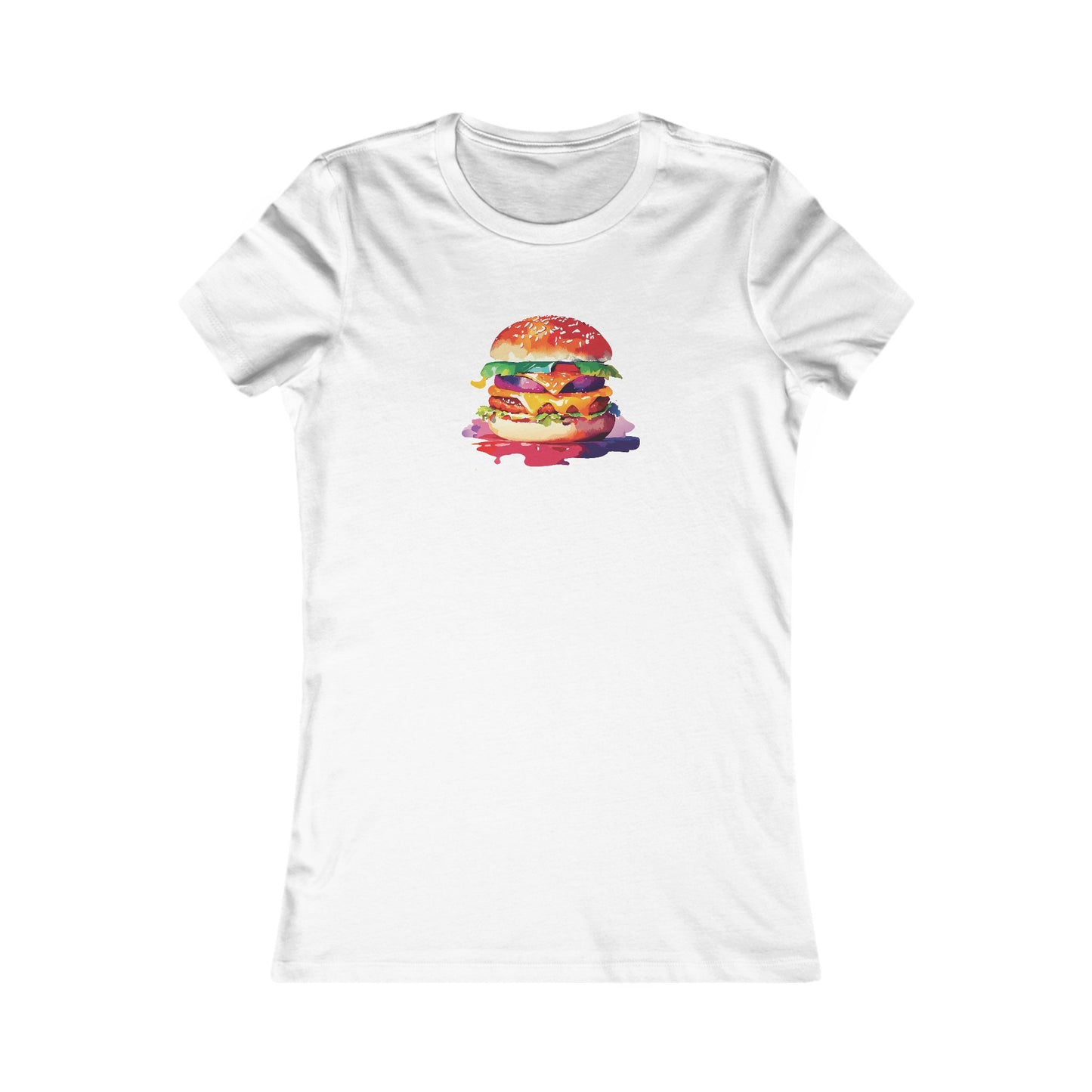 Cheeseburger Fitted Tee