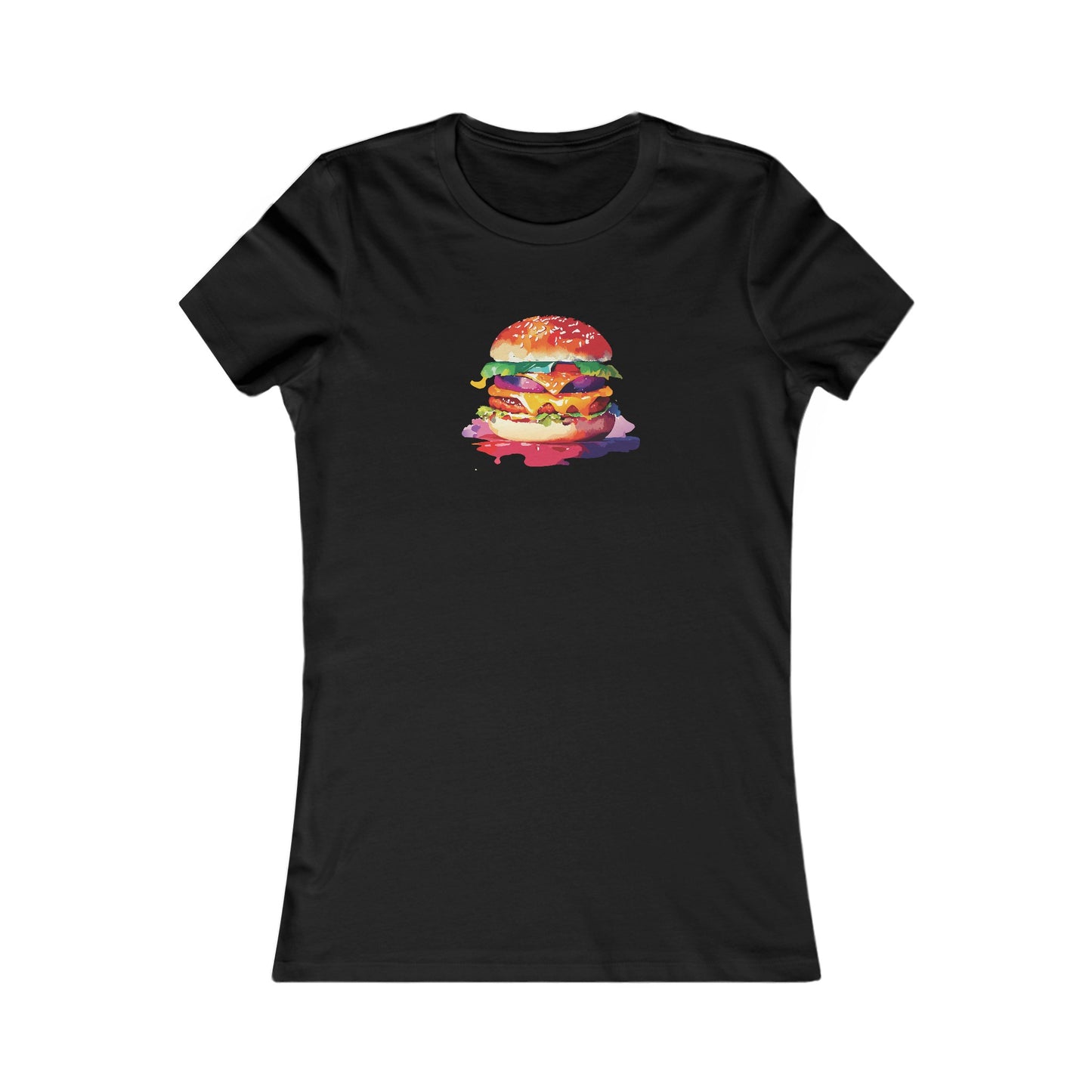 Cheeseburger Fitted Tee