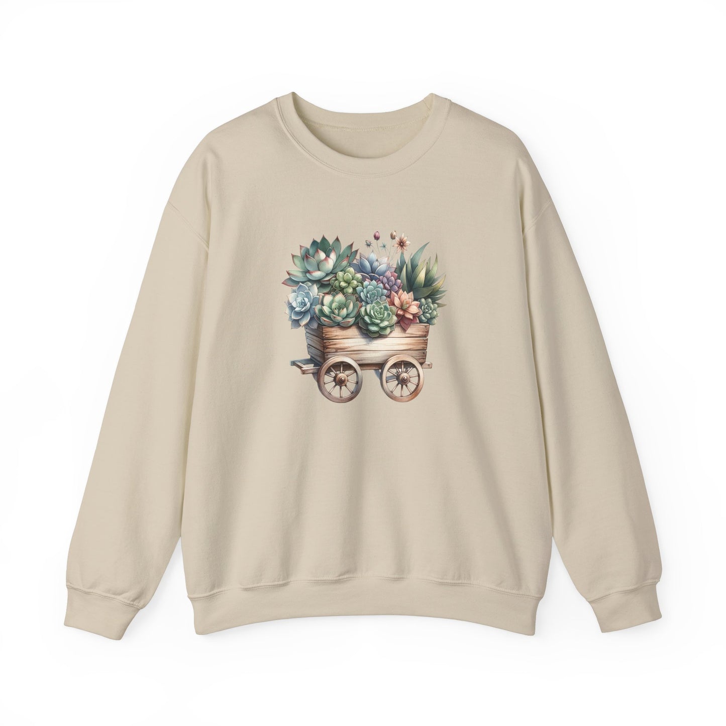 Succulent Wheelbarrow Sweatshirt