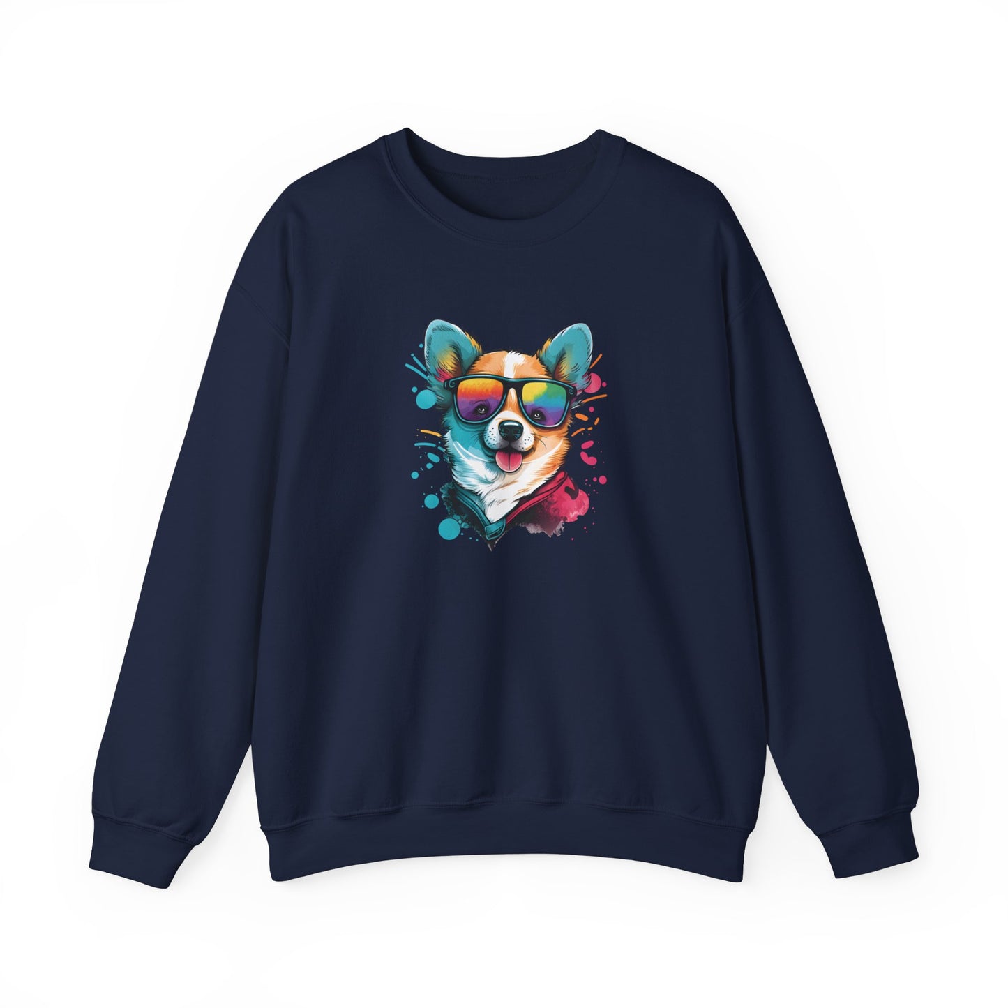 Dog with Sunglasses Sweatshirt 005