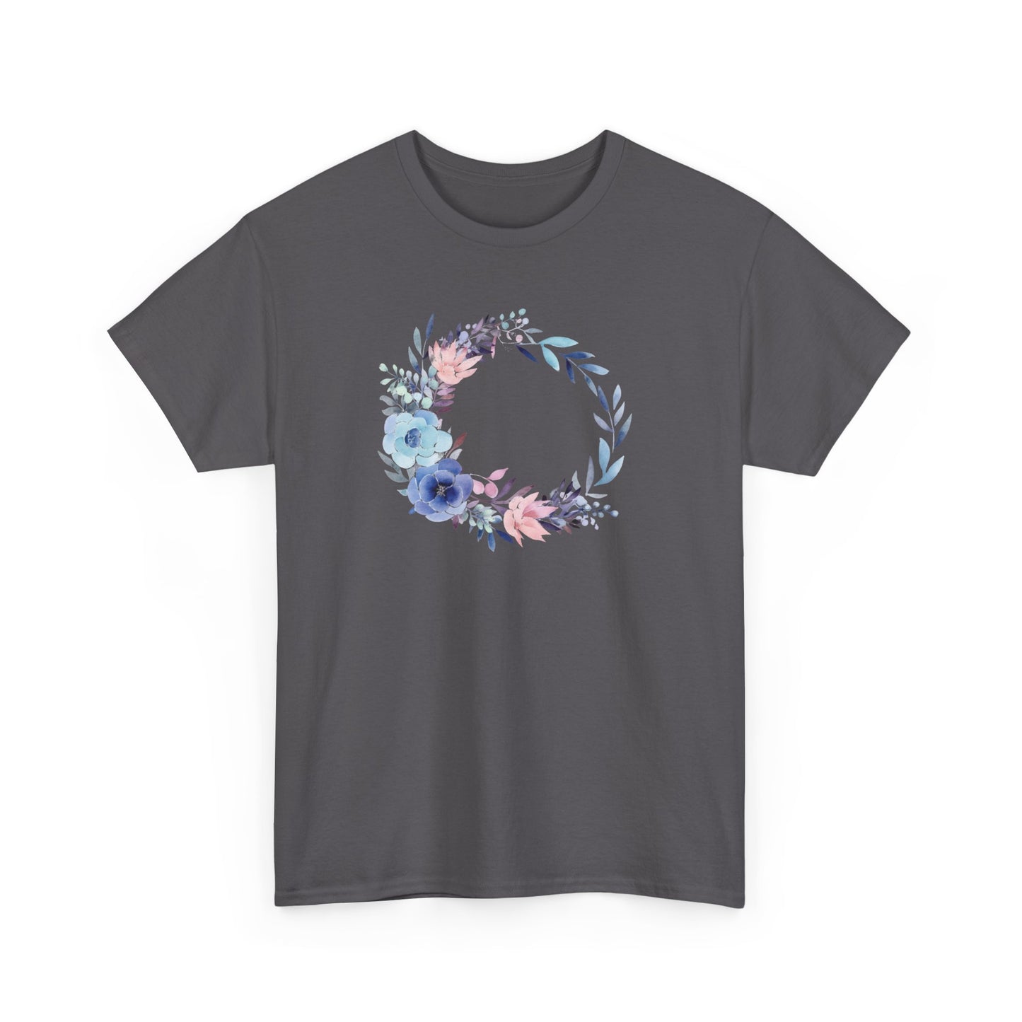 Watercolor Flower CircleShort Sleeve Tee