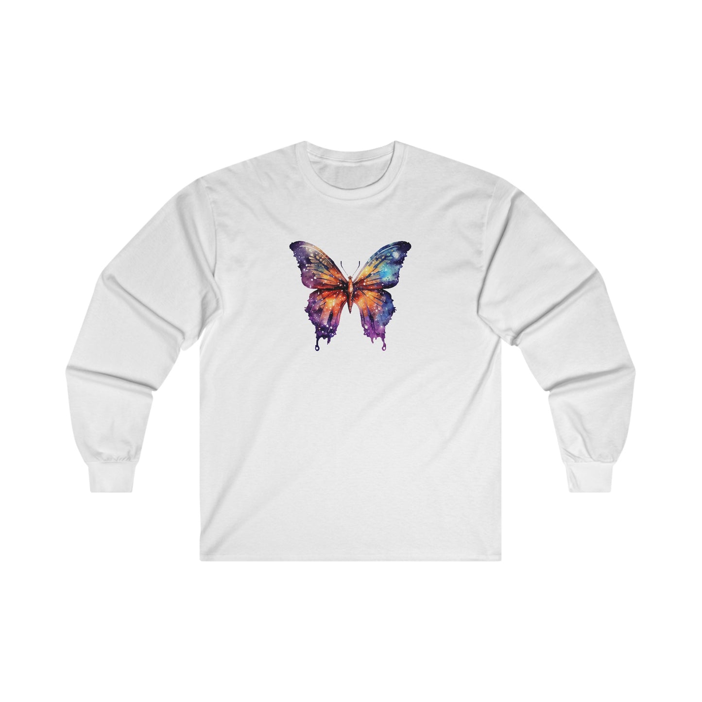 Galaxy Butterfly Long Sleeve Tee
