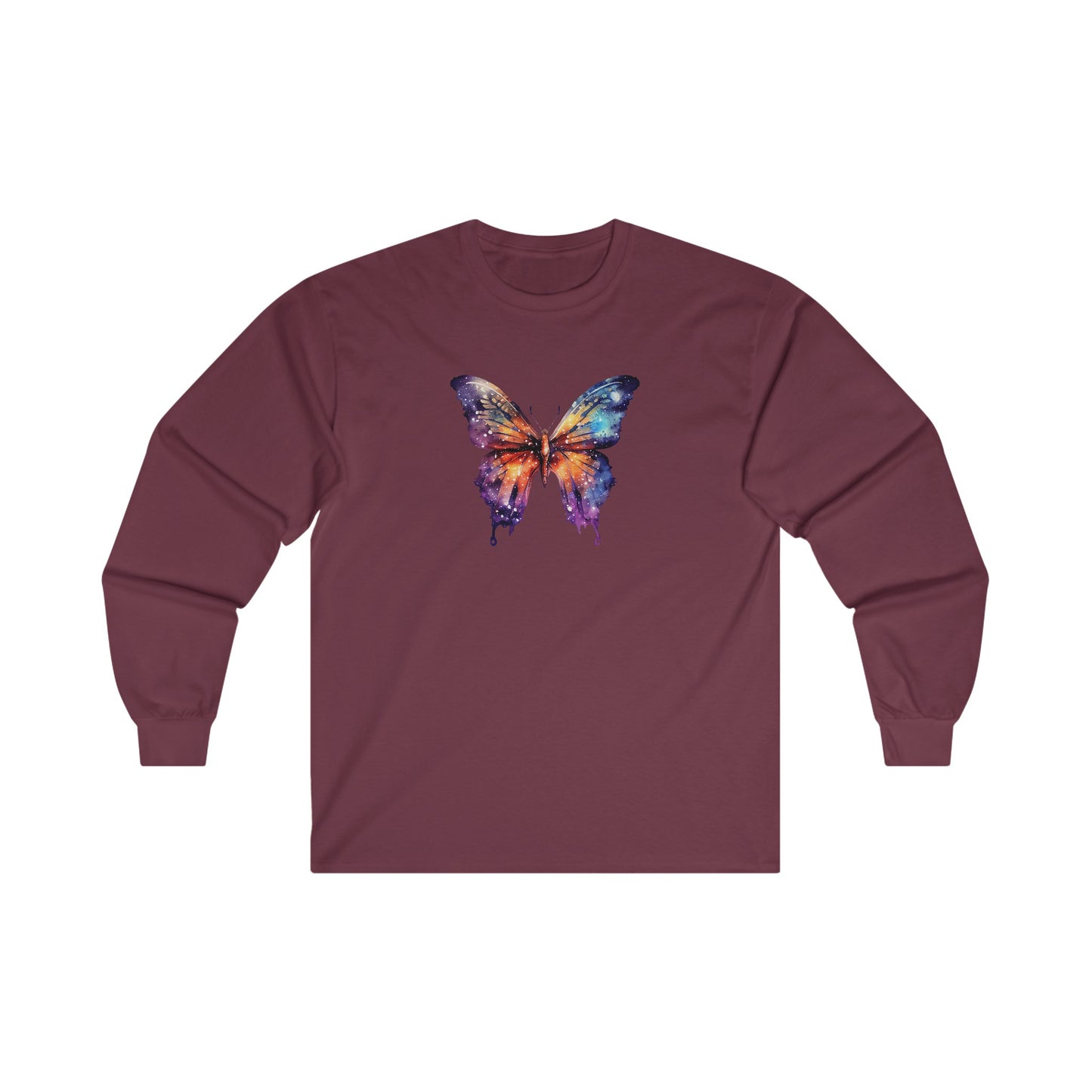Galaxy Butterfly Long Sleeve Tee