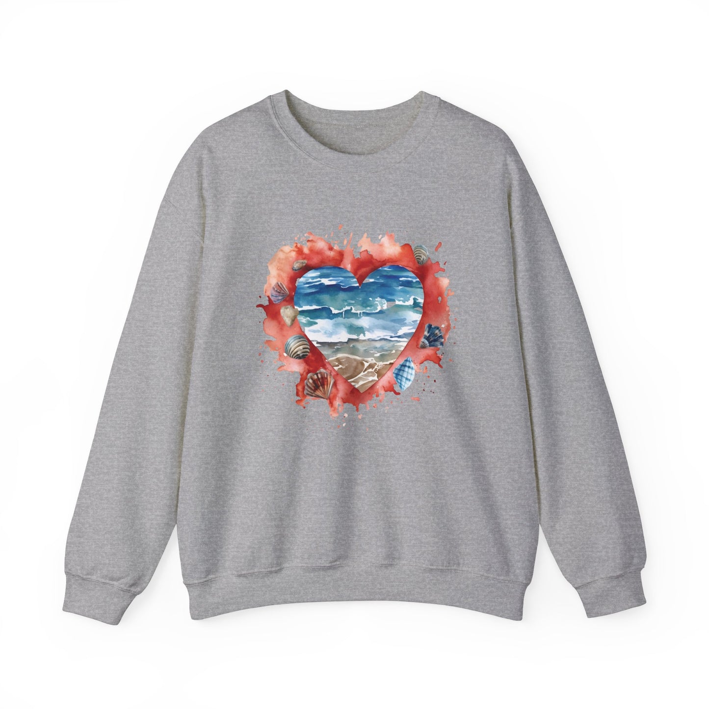 Ocean Heart Sweatshirt