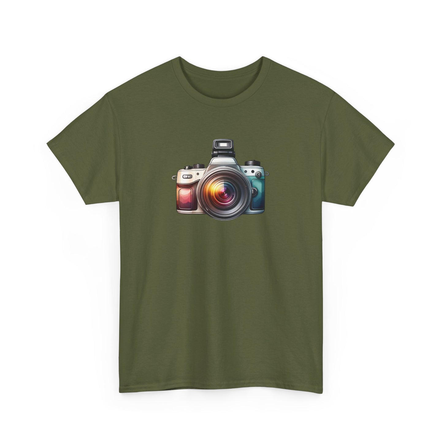 Colorful Camera Short Sleeve Tee