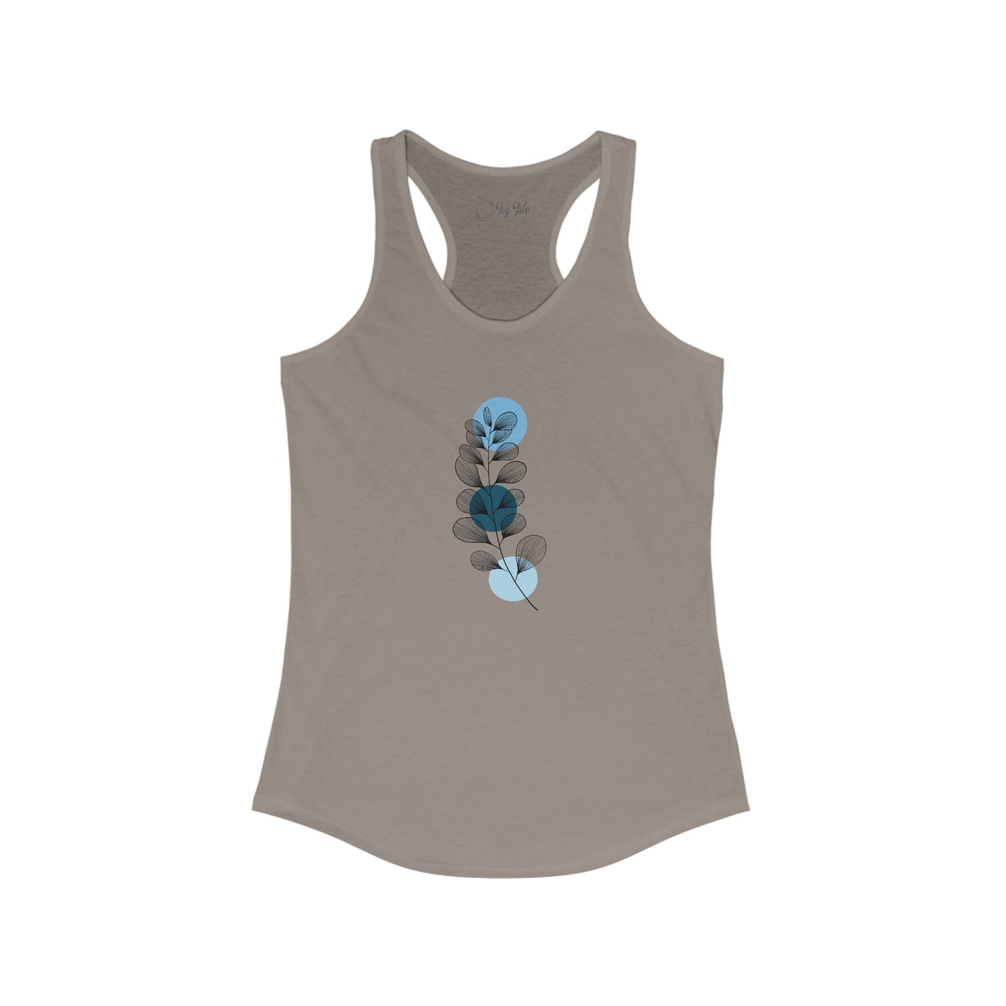 Blue Leaves Racerback Tank