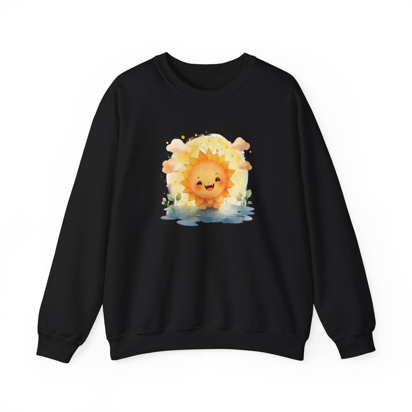 Cute Watercolor Sun Sweatshirt
