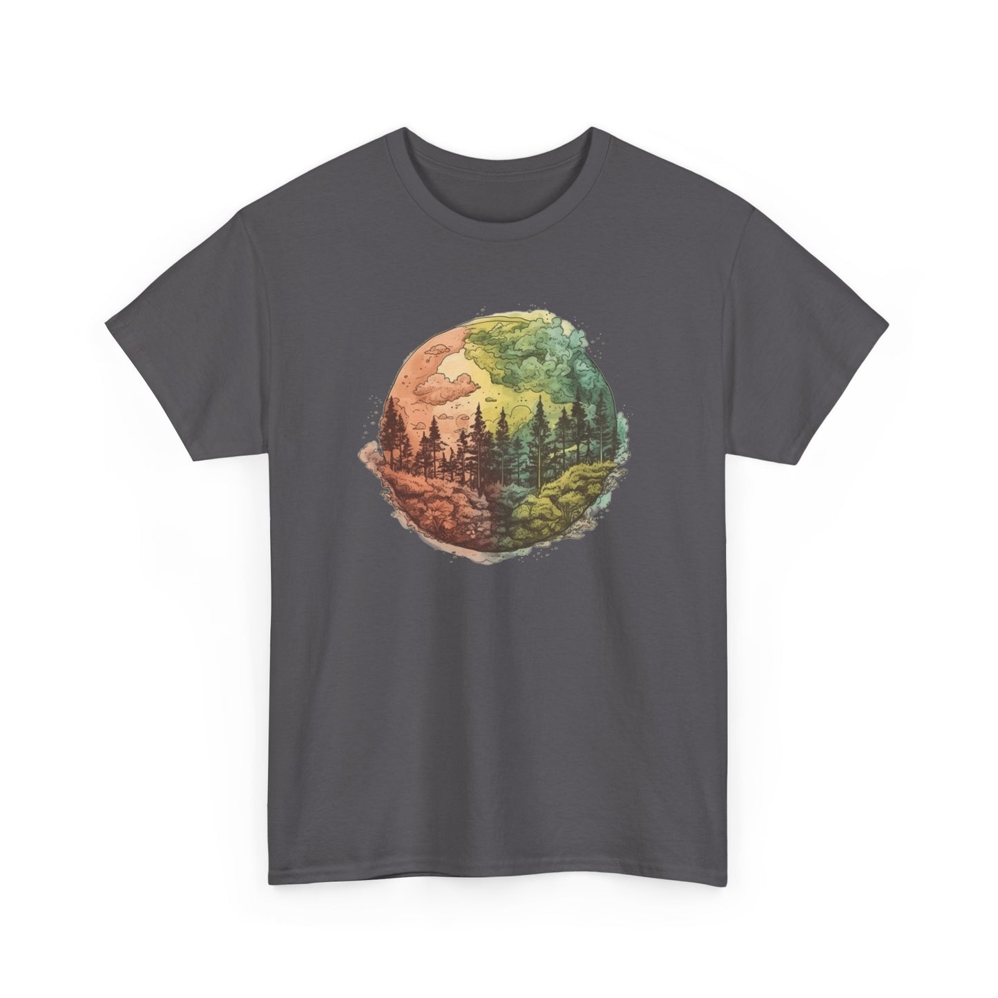 Watercolor Forest Short Sleeve Tee