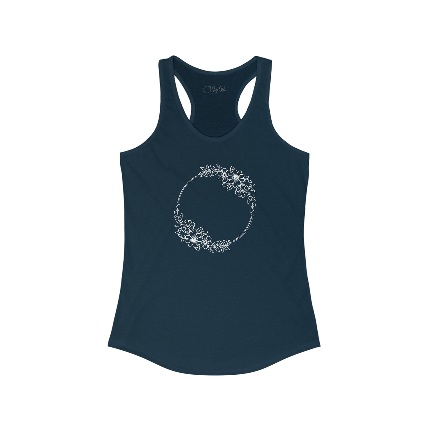 Double Wildflowers Circle Racerback Tank