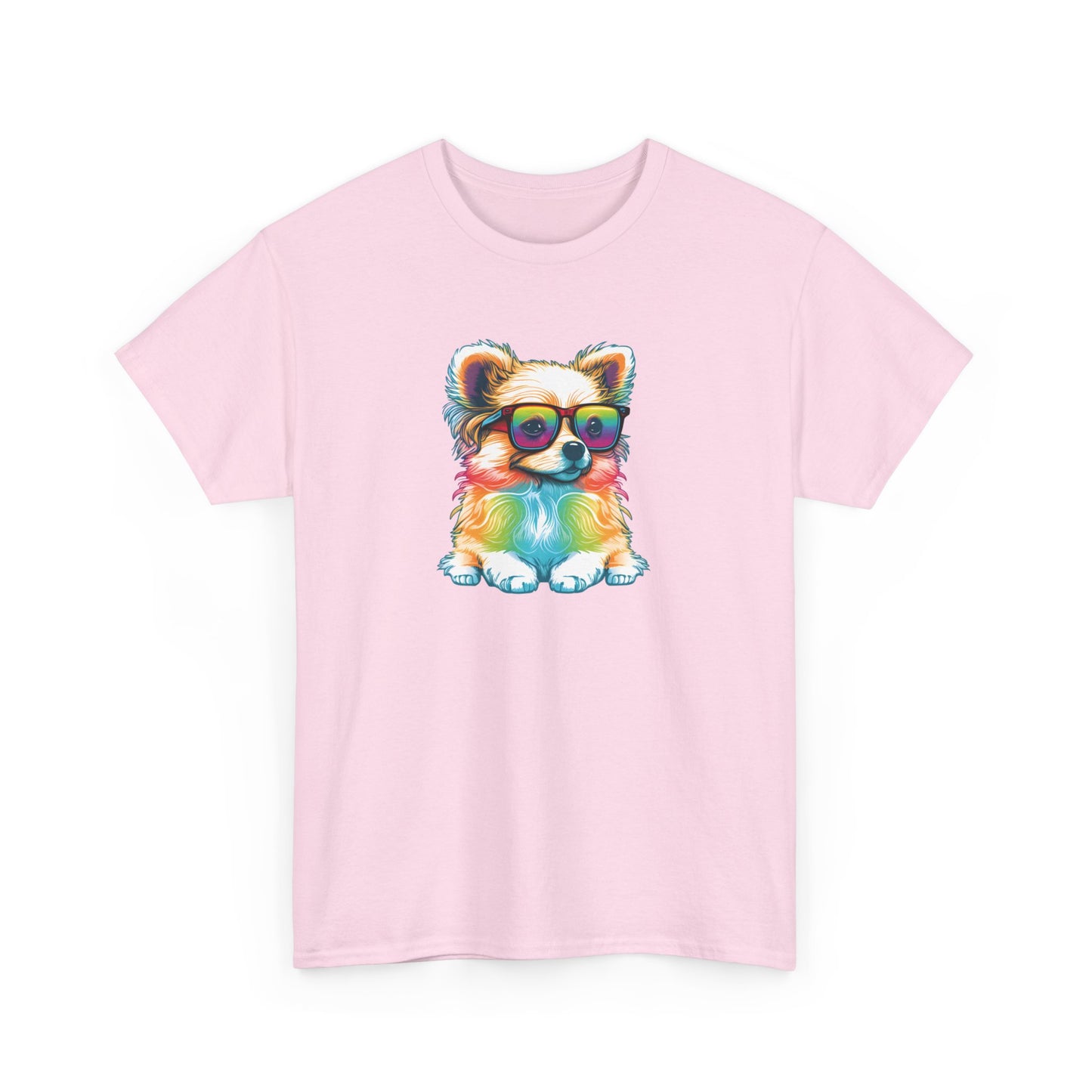 Dog with Sunglasses Short Sleeve Tee 004
