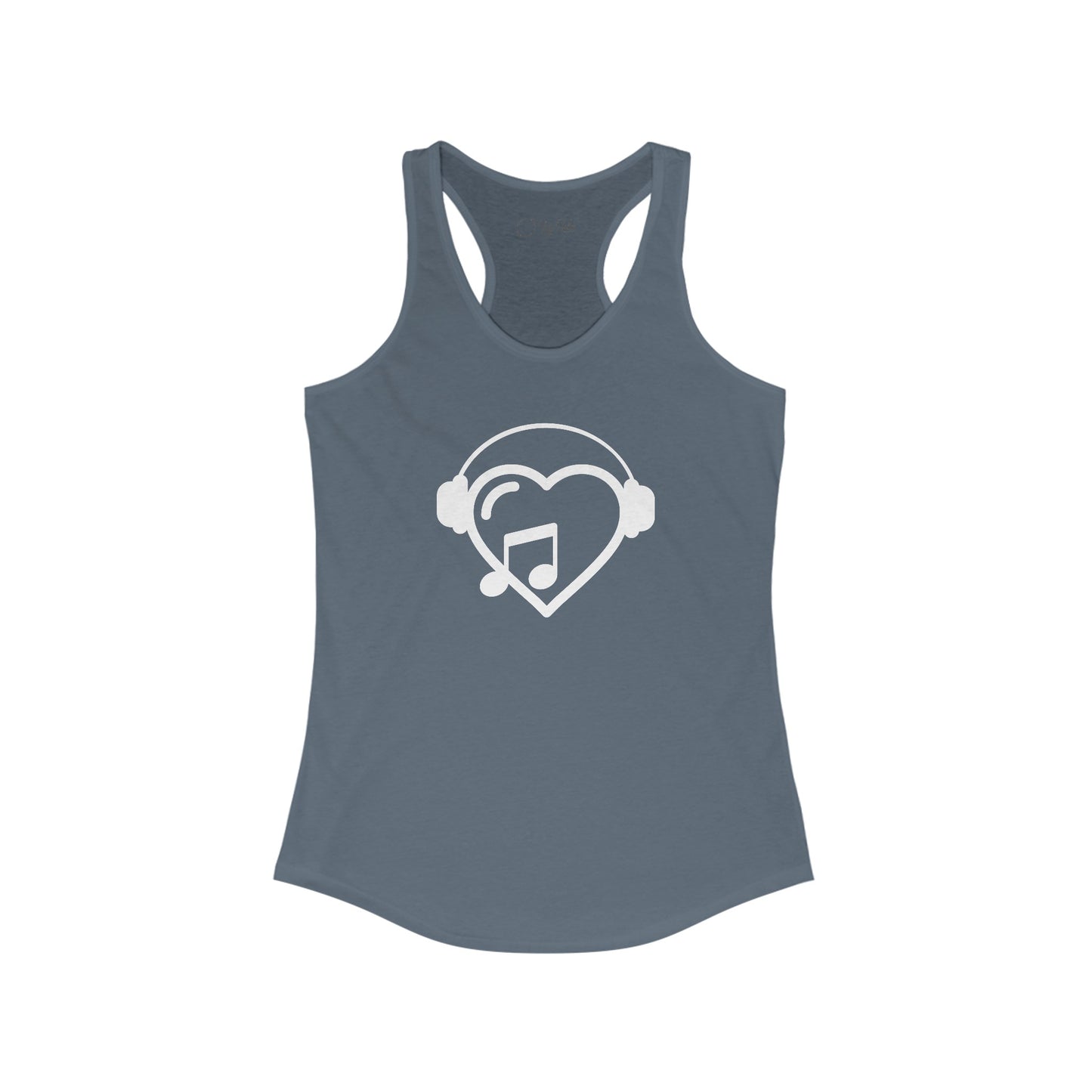 Music Heart Racerback Tank
