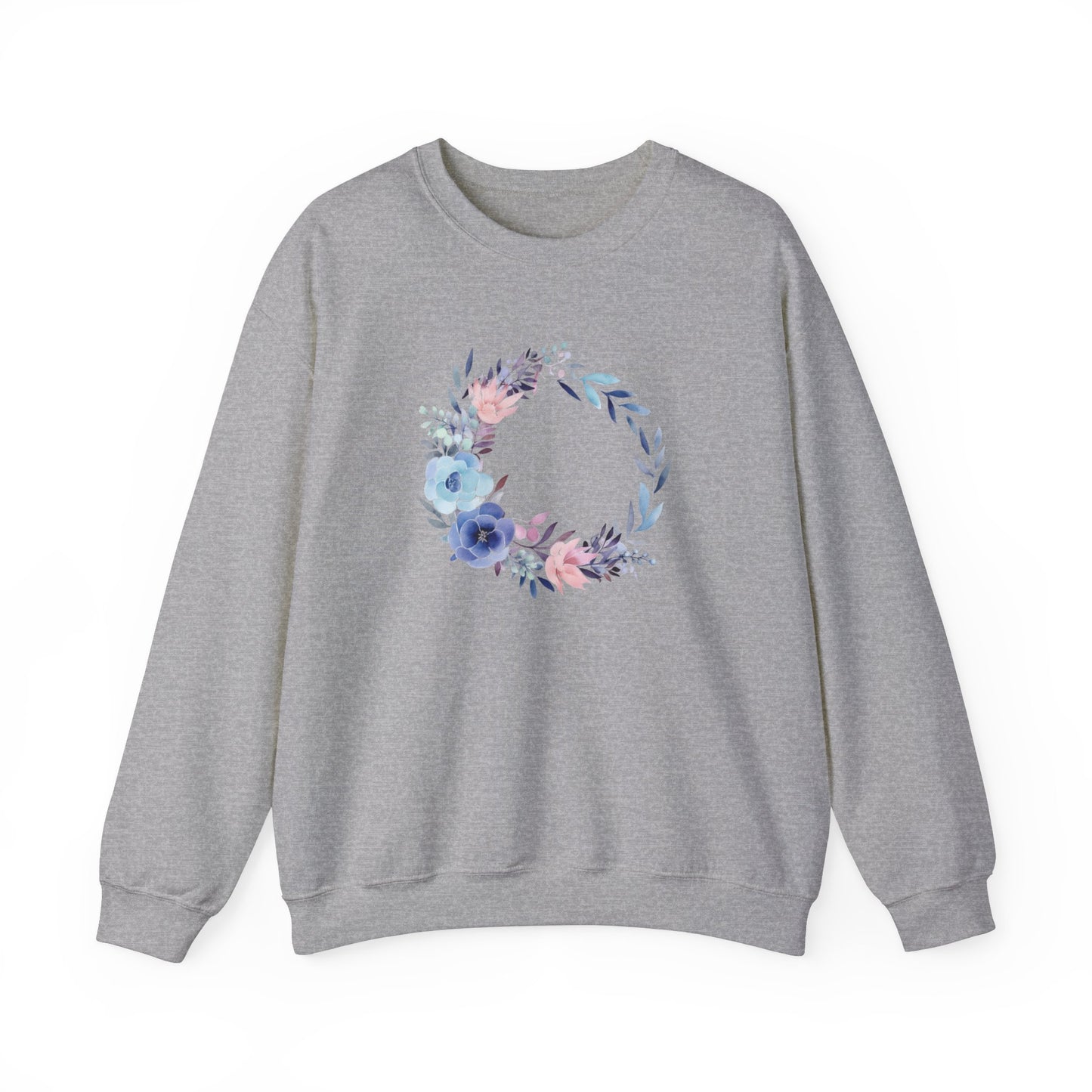 Watercolor Flower Circle Sweatshirt