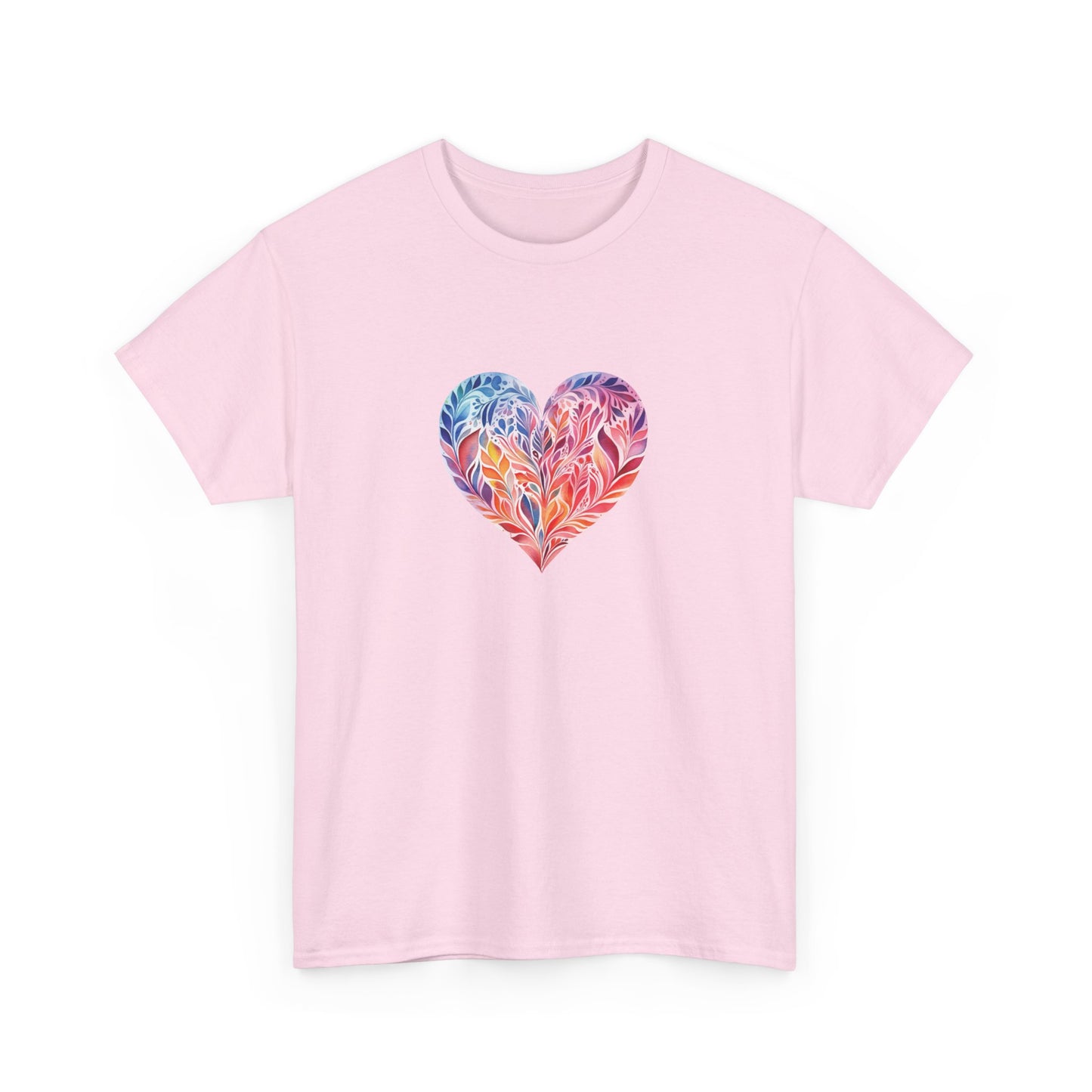Watercolor Heart Short Sleeve Tee 001