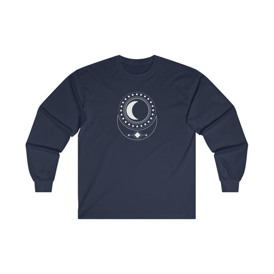 Circular Moons Long Sleeve Tee