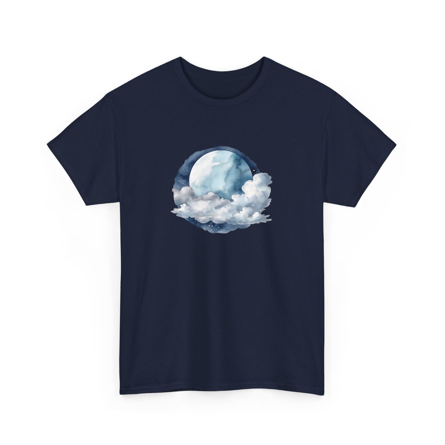 Moon and Clouds Short Sleeve Tee