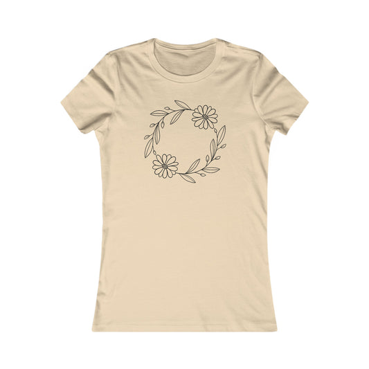 Sunflower Circle Fitted Tee
