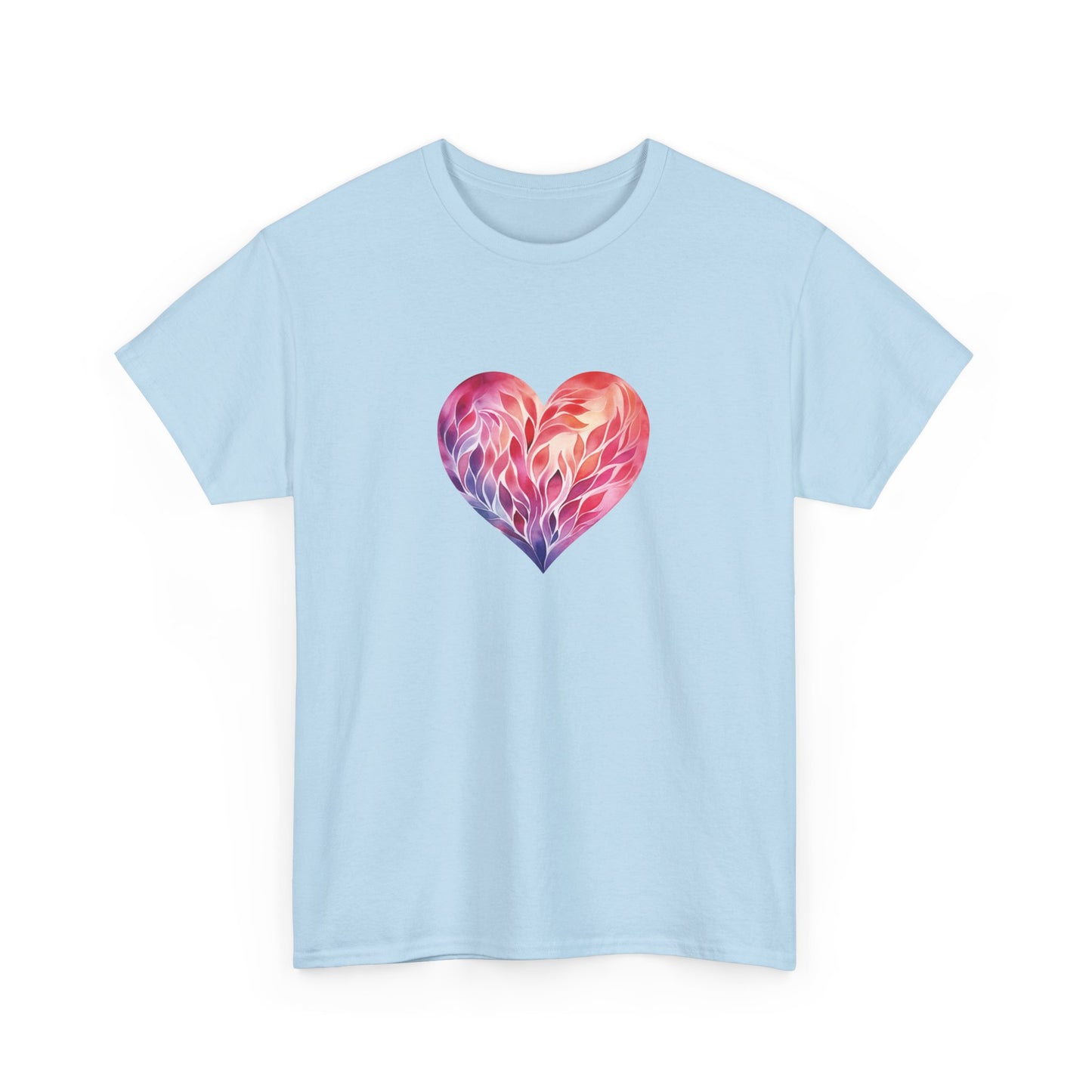 Watercolor Heart Short Sleeve Tee 004
