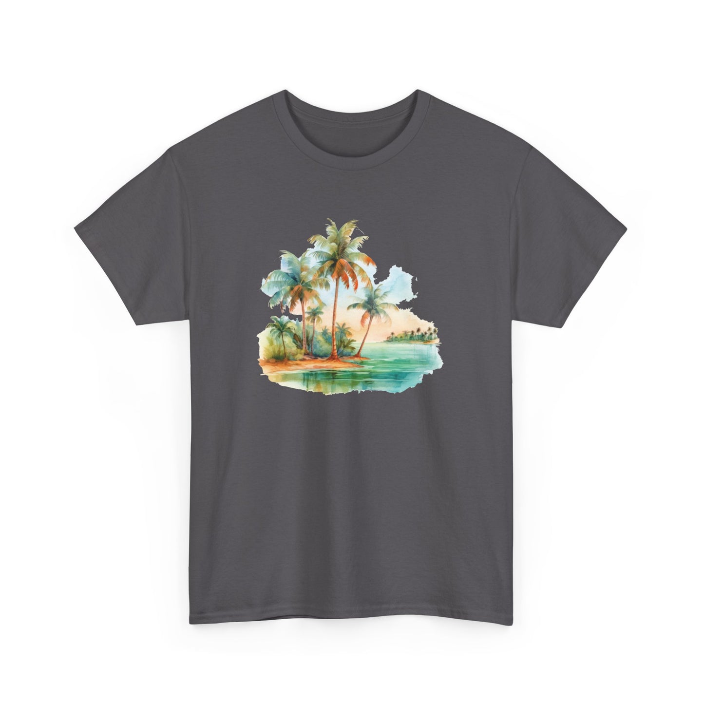Watercolor Beach Short Sleeve Tee