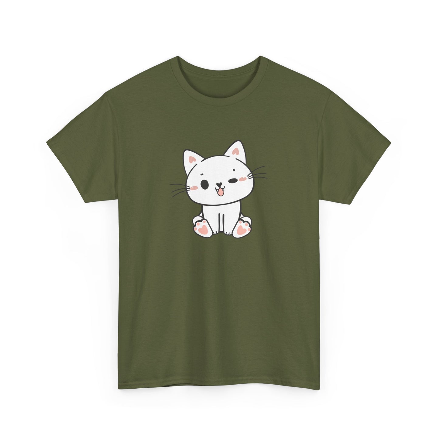 Cute Cat Short Sleeve Tee