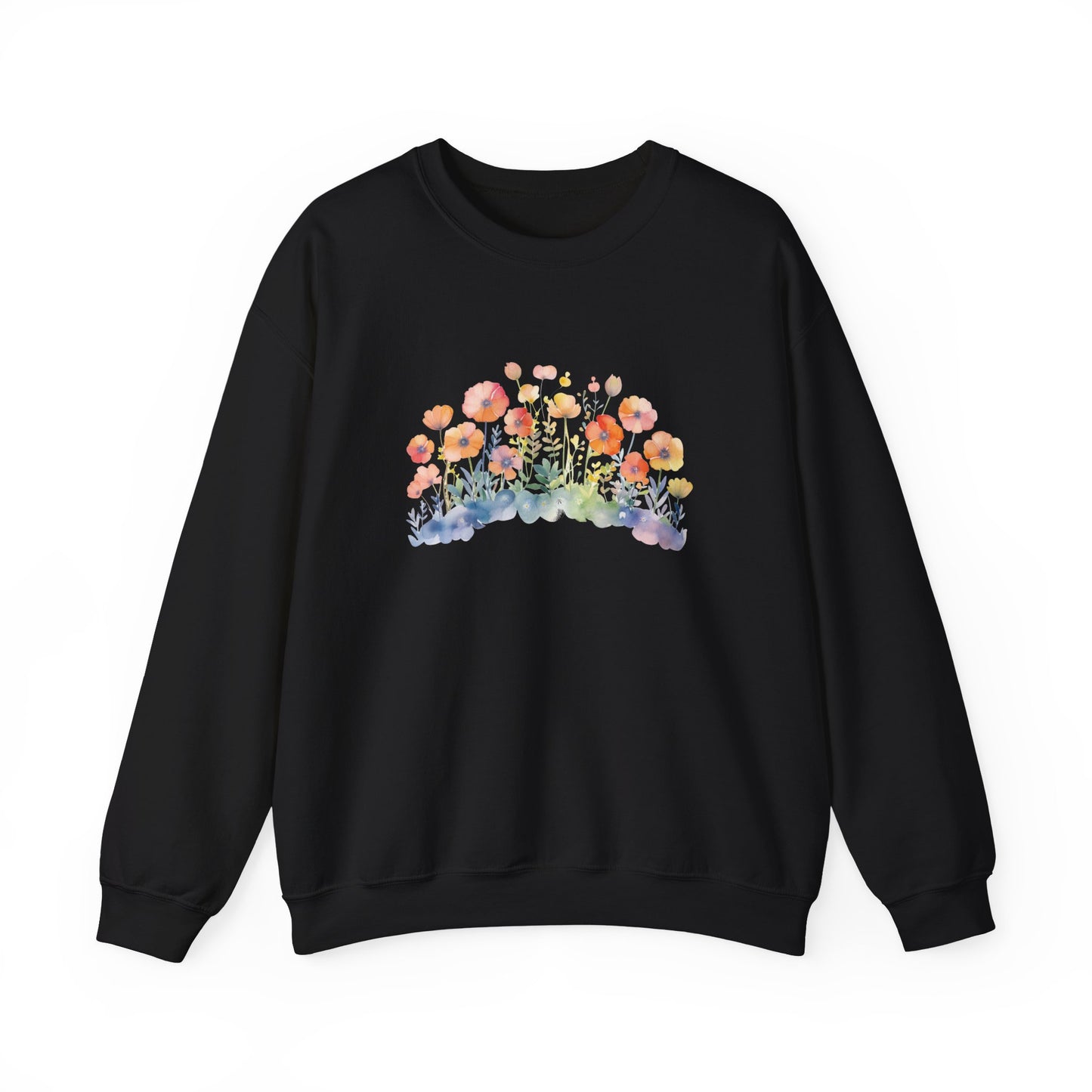 Pretty Watercolor Flowers Sweatshirt