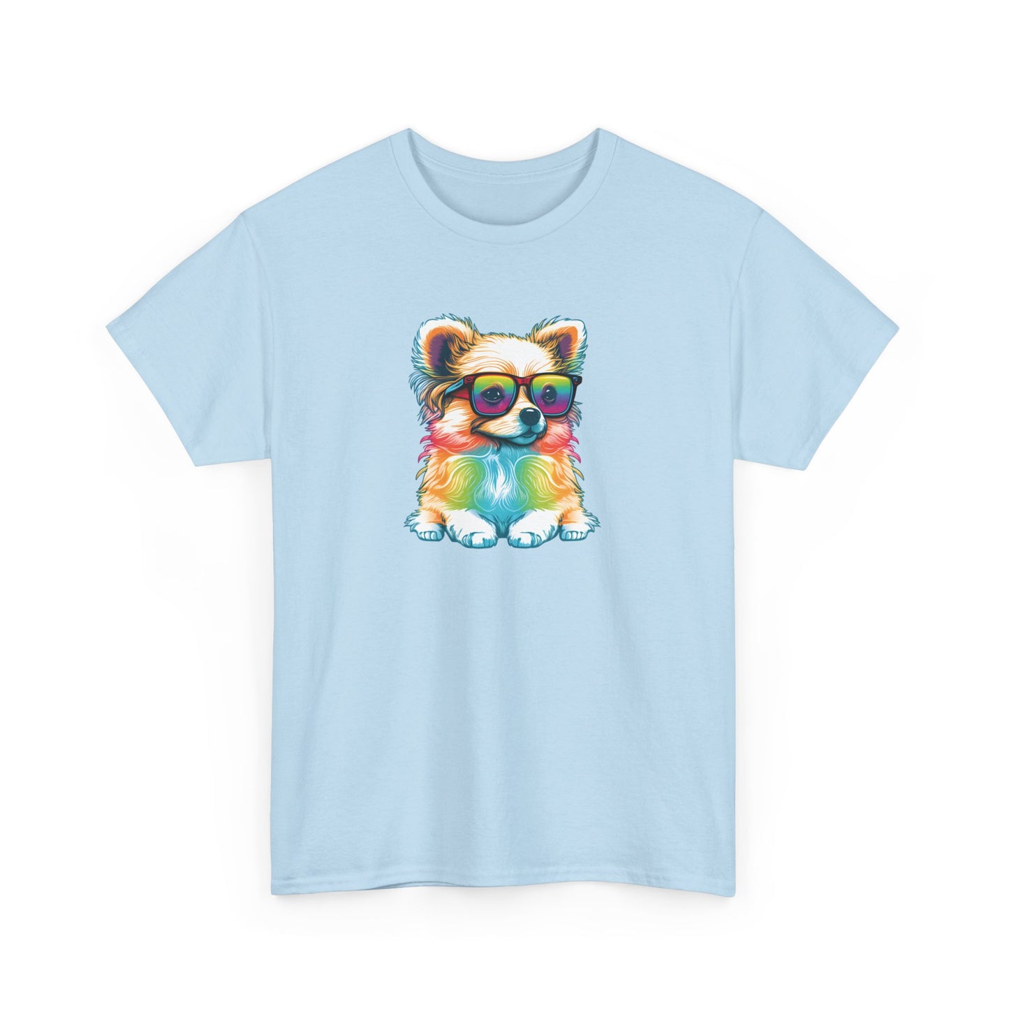 Dog with Sunglasses Short Sleeve Tee 004