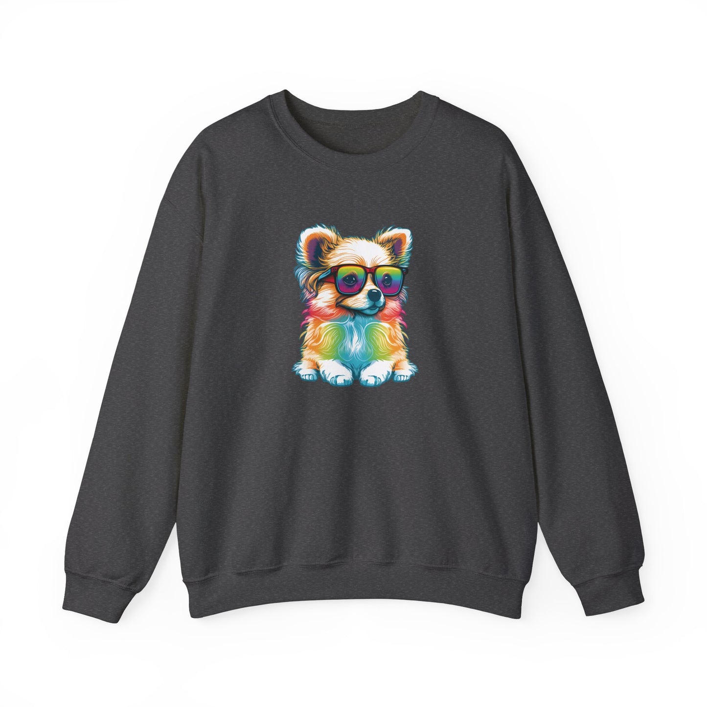 Dog with Sunglasses Sweatshirt 004