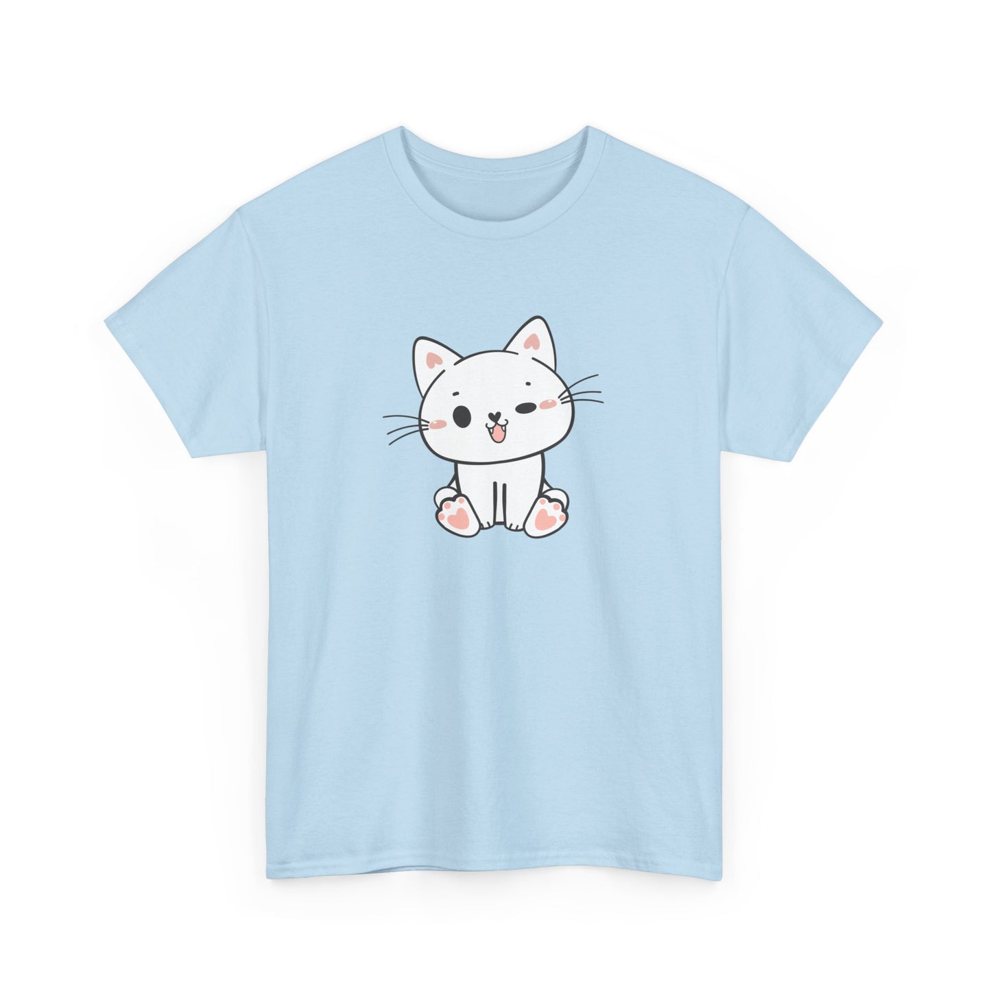Cute Cat Short Sleeve Tee