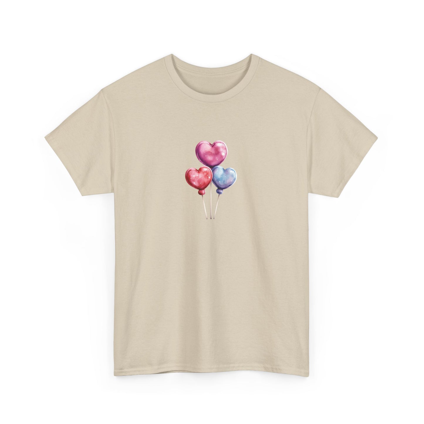 Heart Balloons Short Sleeve Tee