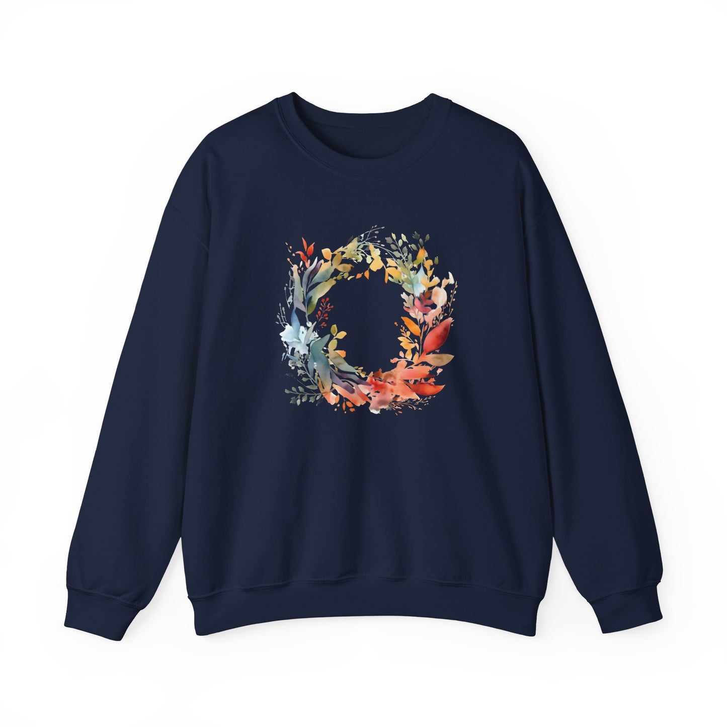 Watercolor Floral Circle Sweatshirt
