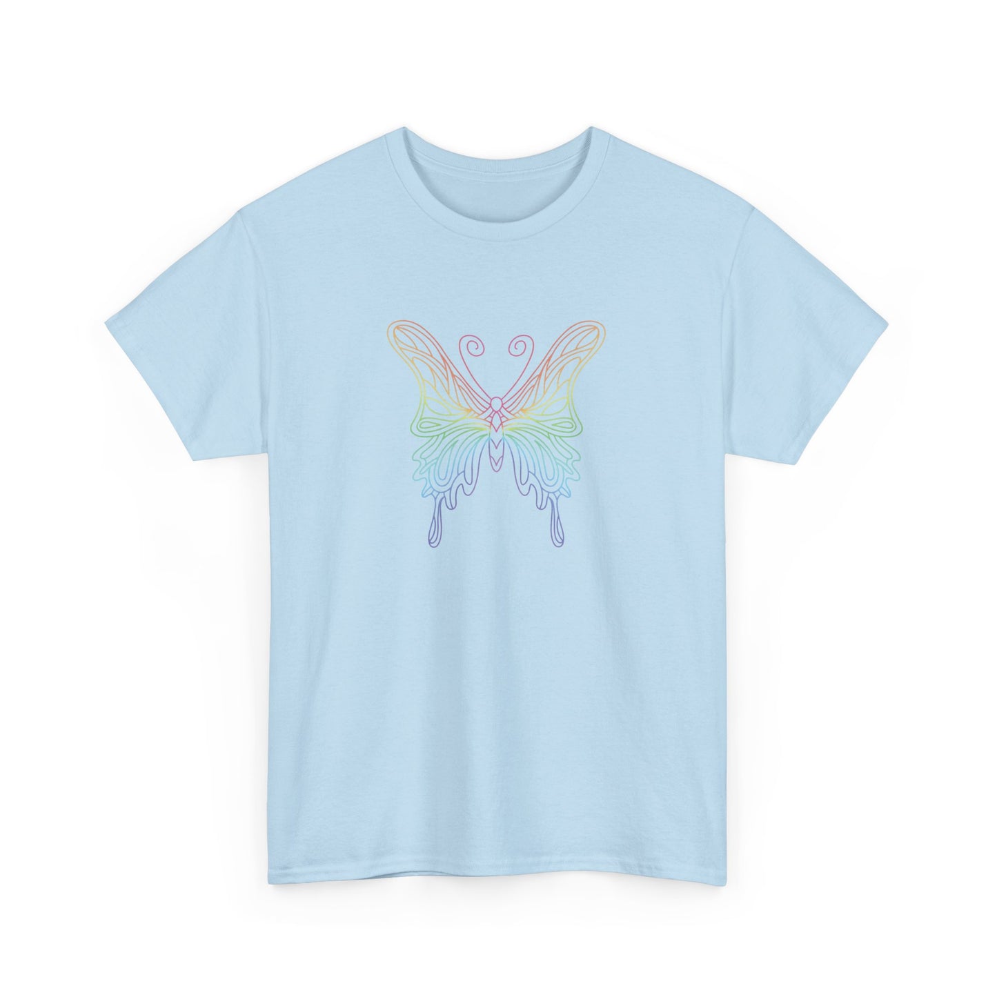 Colorful Pretty Butterfly Short Sleeve Tee