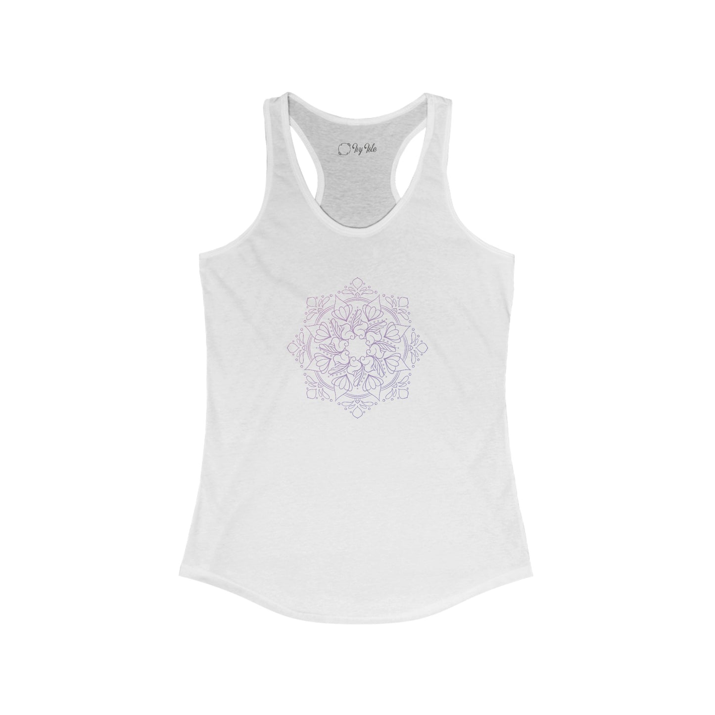 Colorful Mandala Racerback Tank (012)