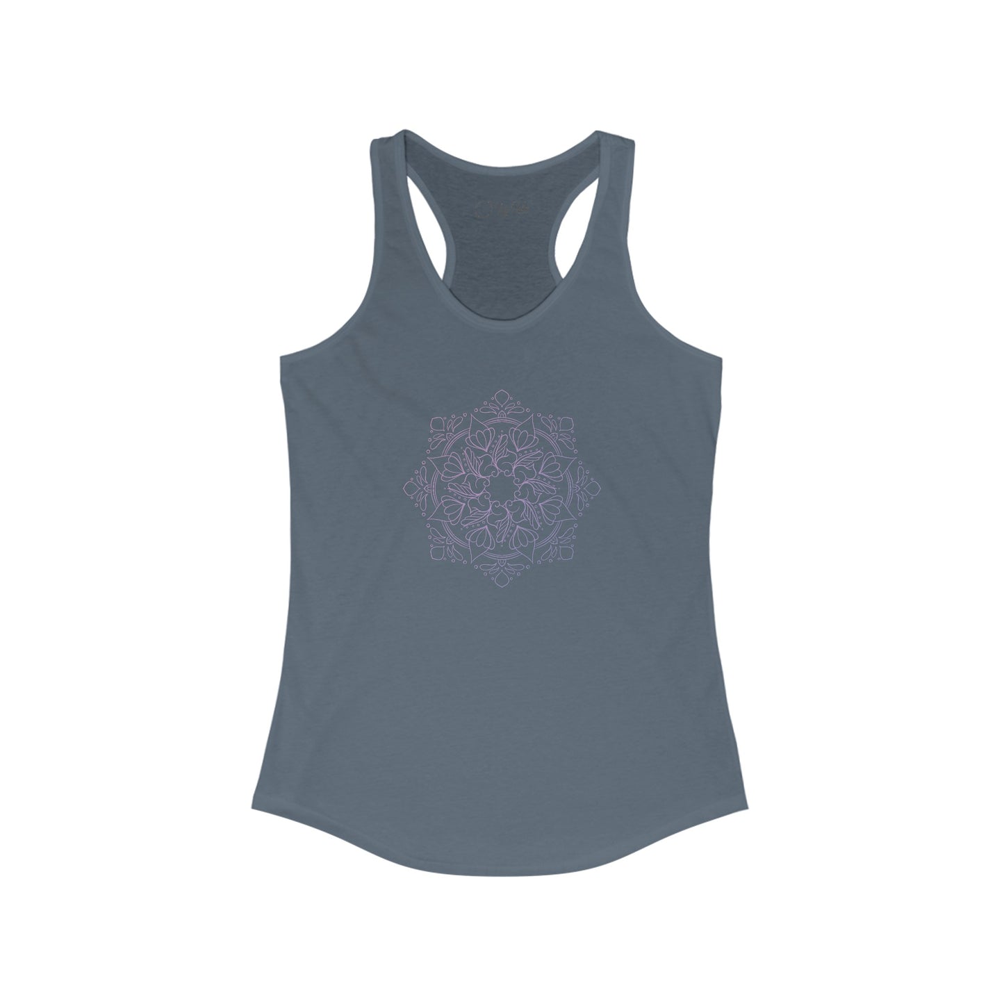 Colorful Mandala Racerback Tank (012)