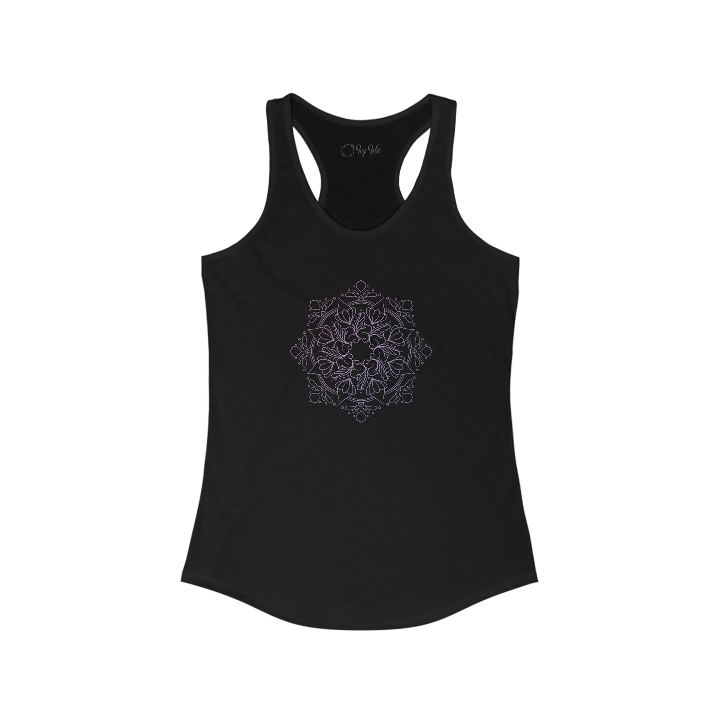 Colorful Mandala Racerback Tank (012)