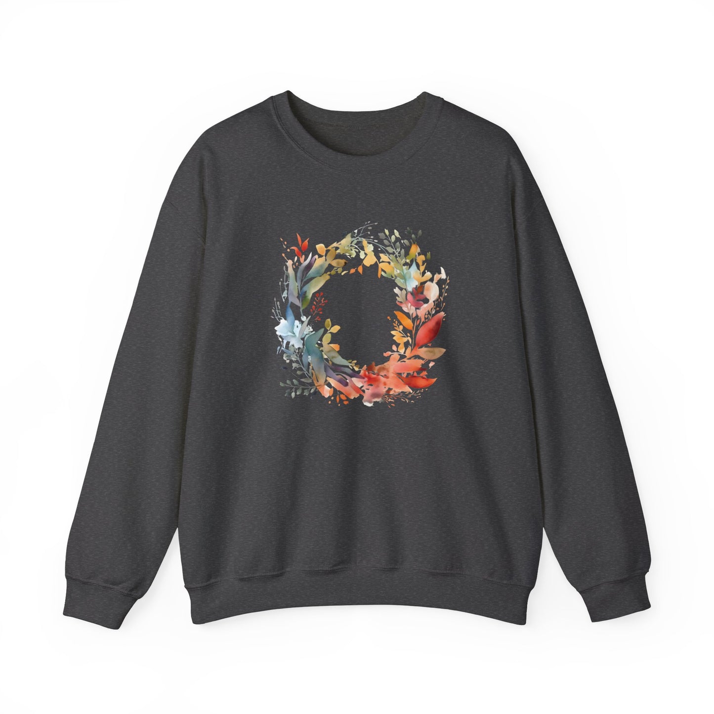 Watercolor Floral Circle Sweatshirt
