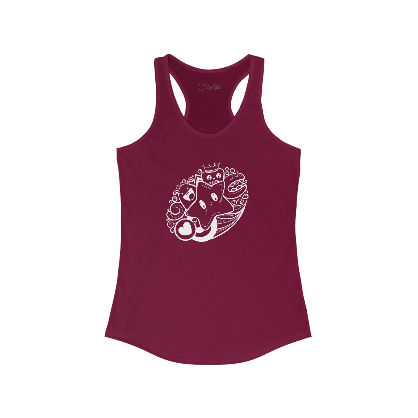 Cute Characters Racerback Tank