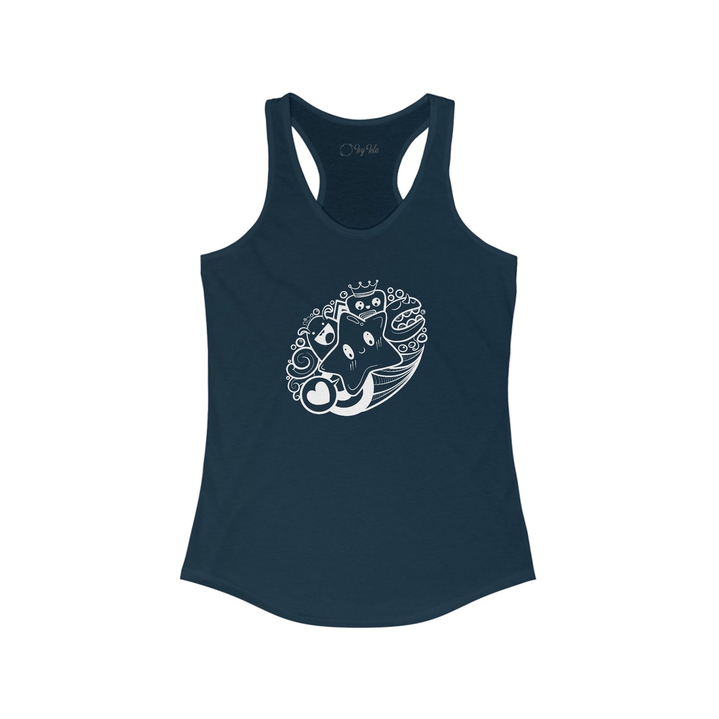 Cute Characters Racerback Tank