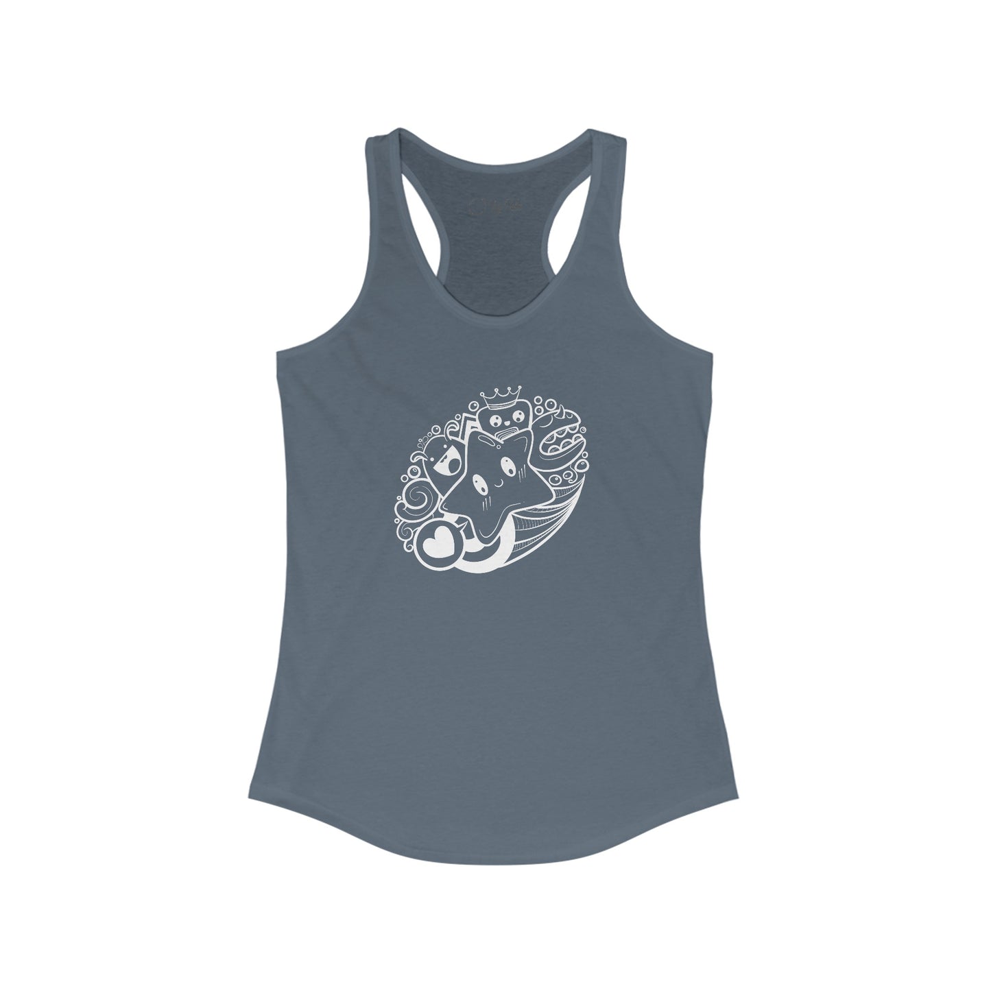 Cute Characters Racerback Tank